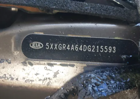 2013 Kia Optima Sx from USA, damaged, VIN 5XXGR4A64DG215593